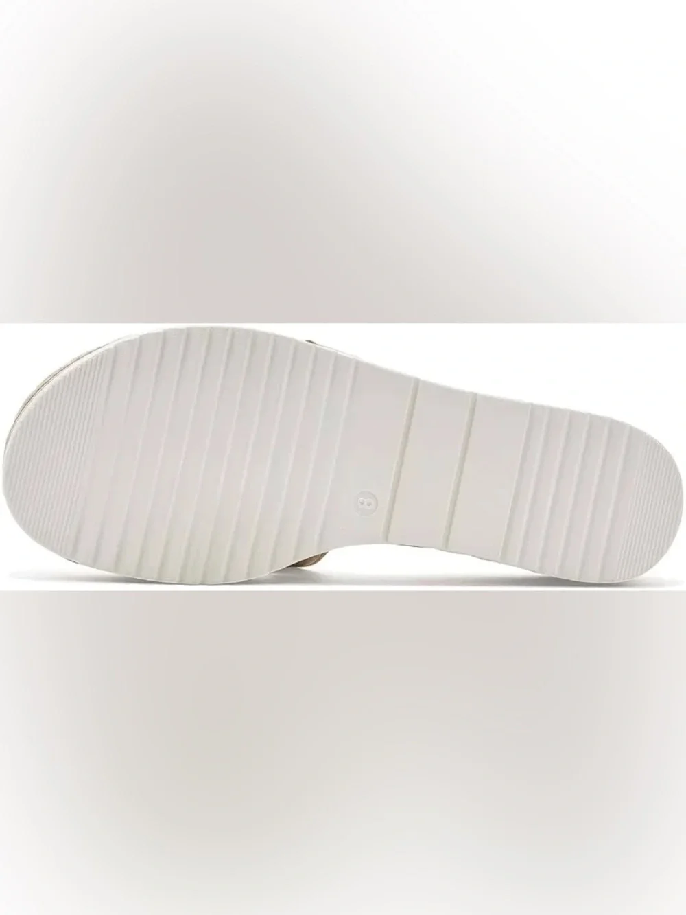 Journee Collection Rosalinda Platform Espadrille Sandal- Bone
